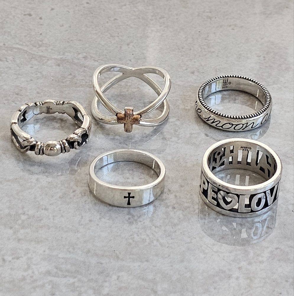James Avery 925 Ring Lot